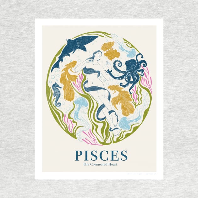 Pisces - The Connected Heart by jennylizrome